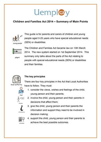 Children & Families Act 2014 Summary